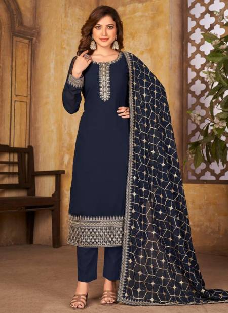 Blue Colour Vaani Vol 27 Designer Ethnic Wear Exclusive Georgette Salwaar Suit Collection 263